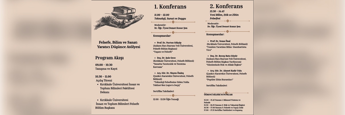 Felsefe, Bilim ve Sanat: Yaratıcı Düşünce Atölyesi
