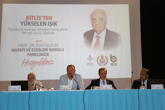 Rektörümüz Prof. Dr. Ersan Aslan, Bitlis'te Prof. Dr. Fuat Sezgin Konulu Panele Katıldı
