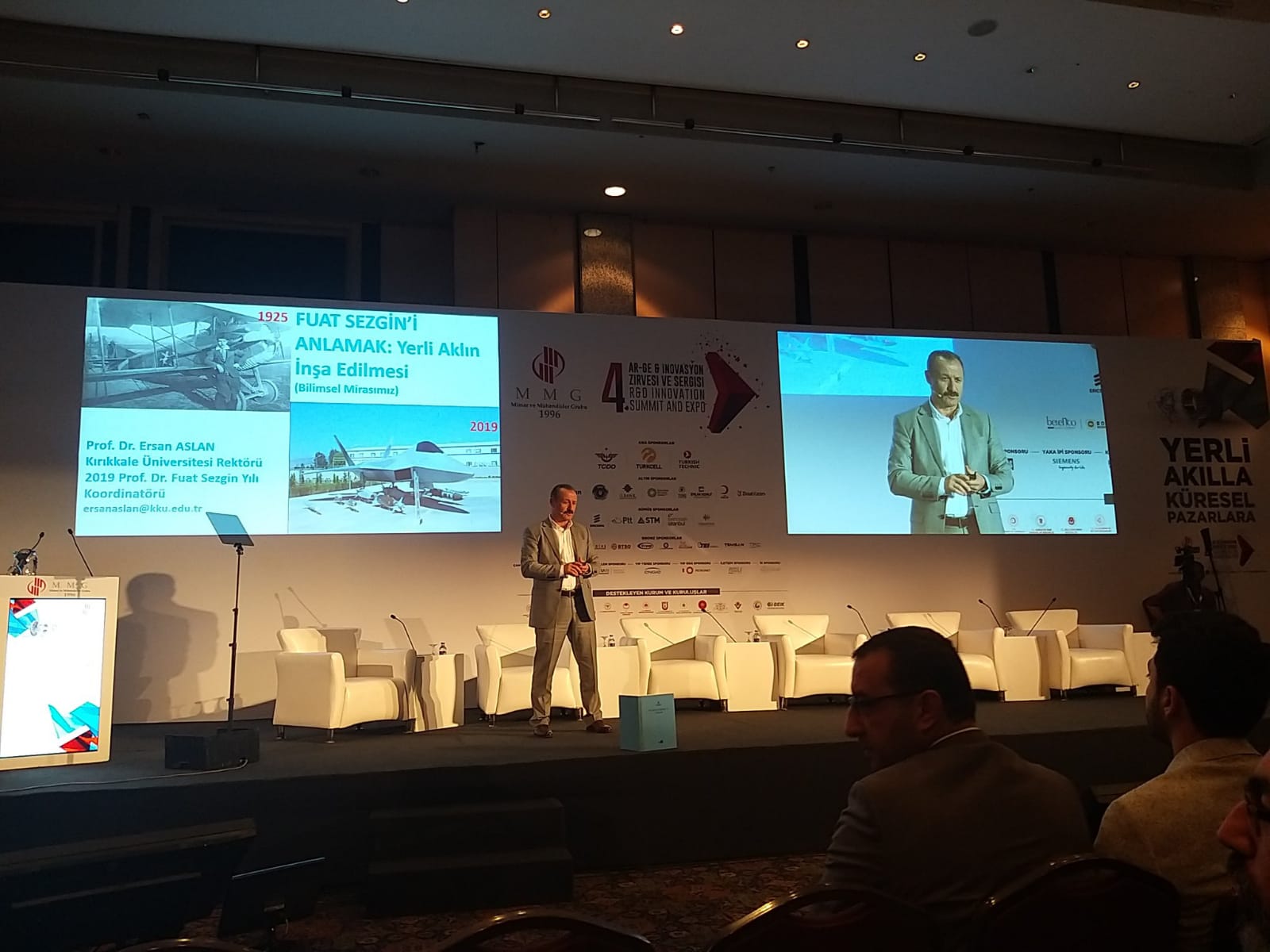 2019 Prof. Dr. Fuat Sezgin Yılı Etkinlikleri 27:Rektörümüz 4. Ar-Ge ve İnovasyon Zirvesi'nde Konferans Verdi