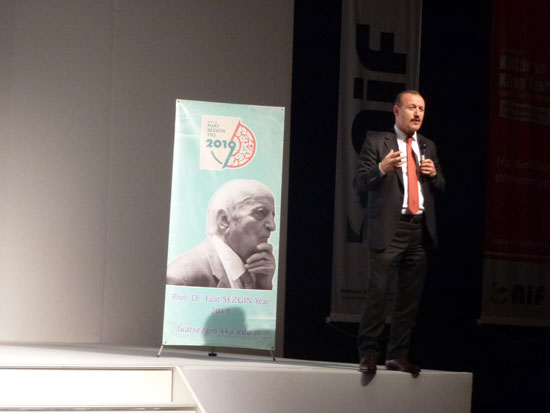 2019 Prof. Dr. Fuat Sezgin Yılı Etkinlikleri 17: Rektörümüz, Avusturya 14. Kültür ve Kitap Fuarı ve 1. Prof. Dr. Fuat Sezgin Eğitim ve Üniversiteler Fuarı’na katıldı