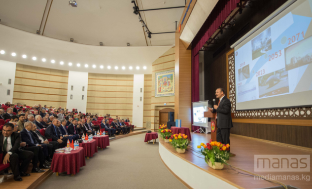2019 Prof. Dr. Fuat Sezgin Yılı Etkinlikleri 13: Rektörümüz Kırgızistan-Türkiye Manas Üniversitesi’nde Konferans Verdi