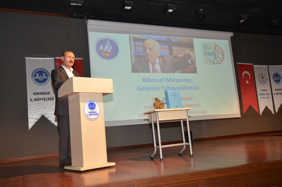 2019 Prof. Dr. Fuat Sezgin Yılı Etkinlikleri 23: Rektörümüz Prof. Dr. Ersan Aslan İl Müftülüğünde Konferans Verdi