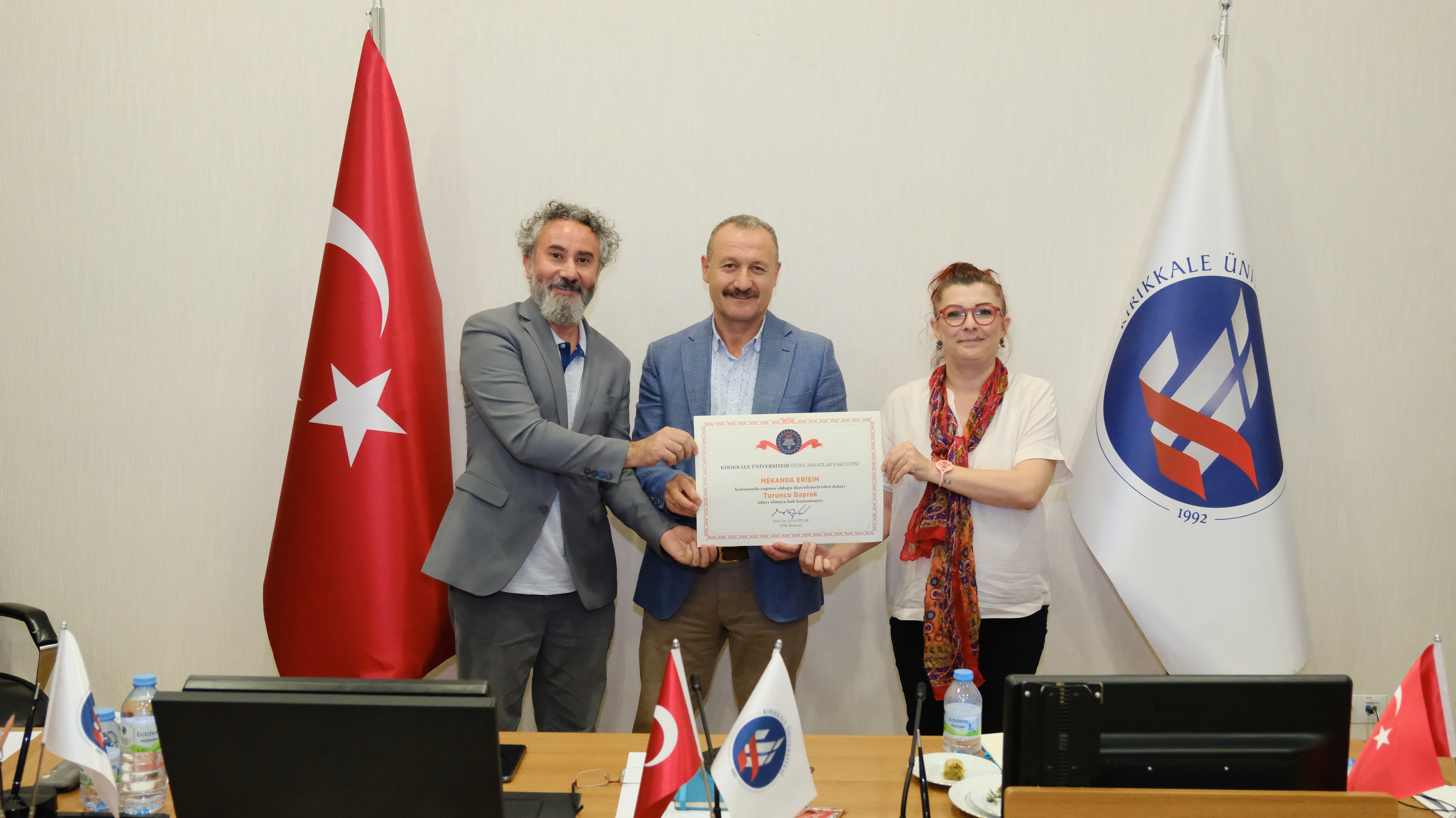 YÖK`ten Üniversitemize Engelsiz Üniversite Ödülleri