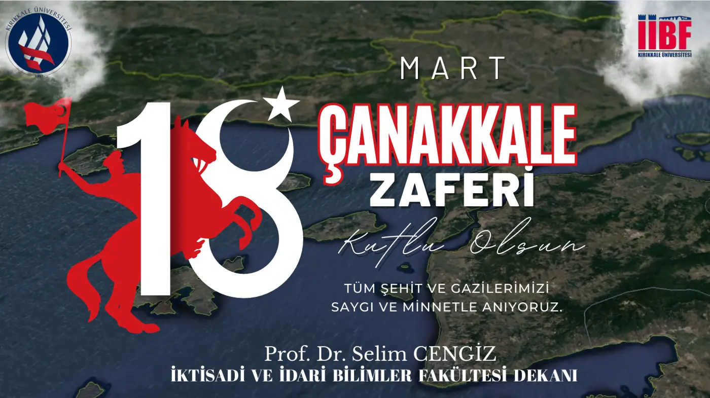 18 Mart Çanakkale Zaferi Tebriği (İİBF)