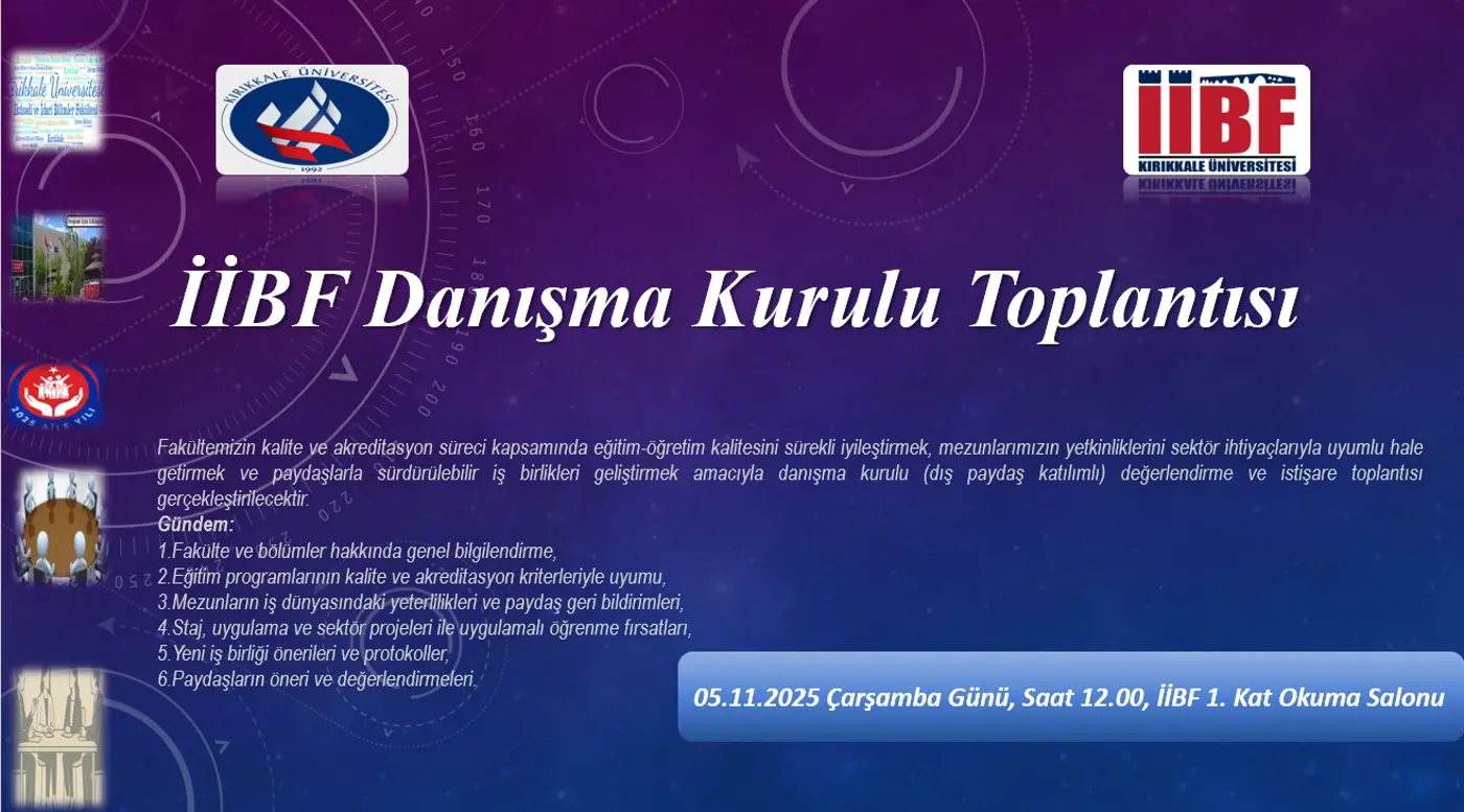 İİBF Danışma Kurulu Toplantısı (İİBF)