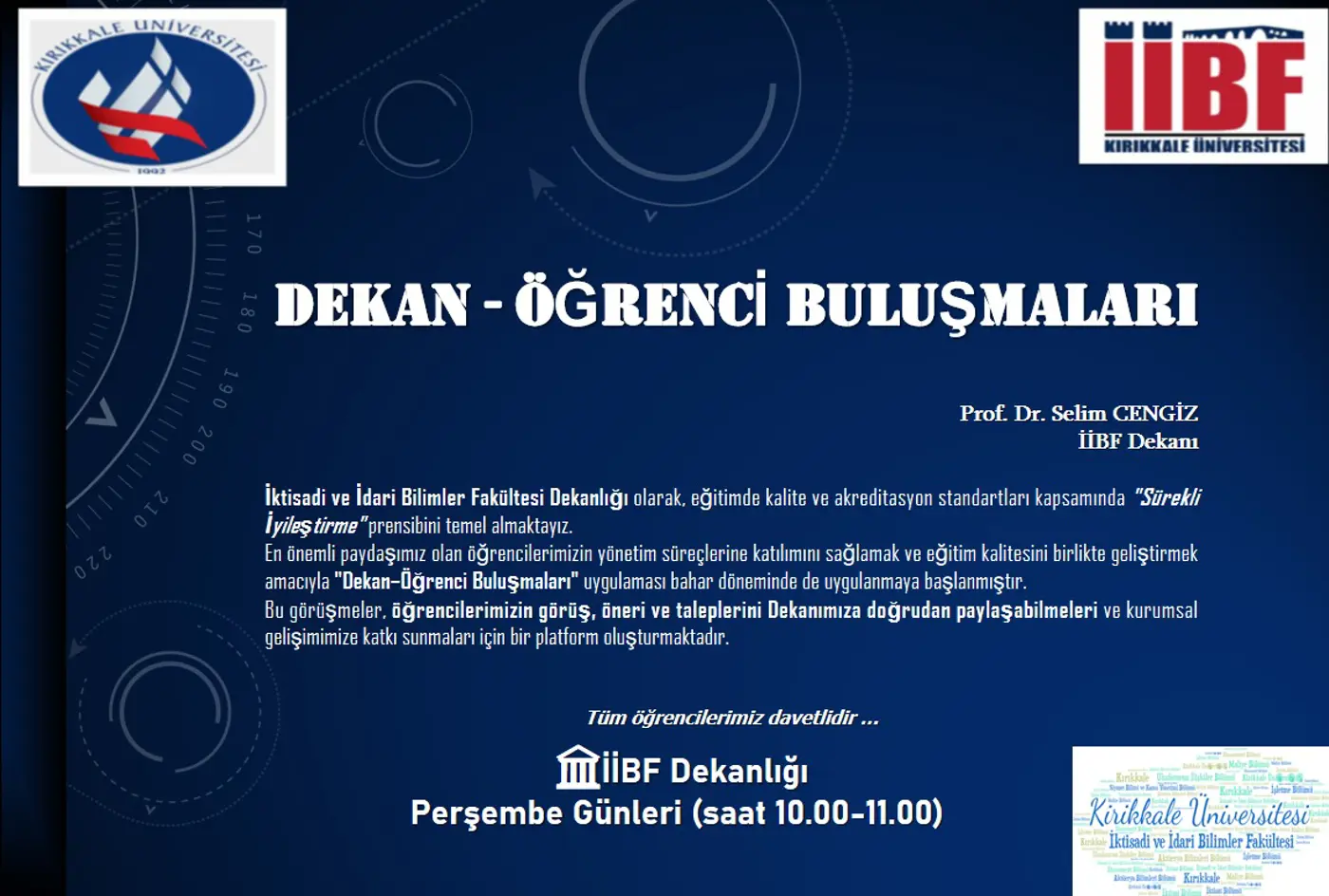 Dekan - Öğrenci Buluşmaları (İİBF)
