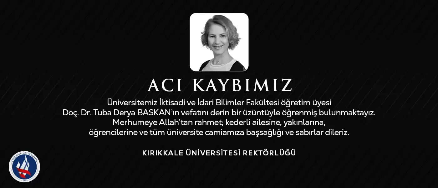 Taziye Mesajı: Tuba Derya BASKAN