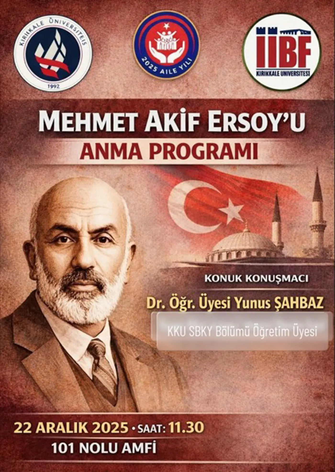 Mehmet Akif Ersoy'u Anma Programı (İİBF)