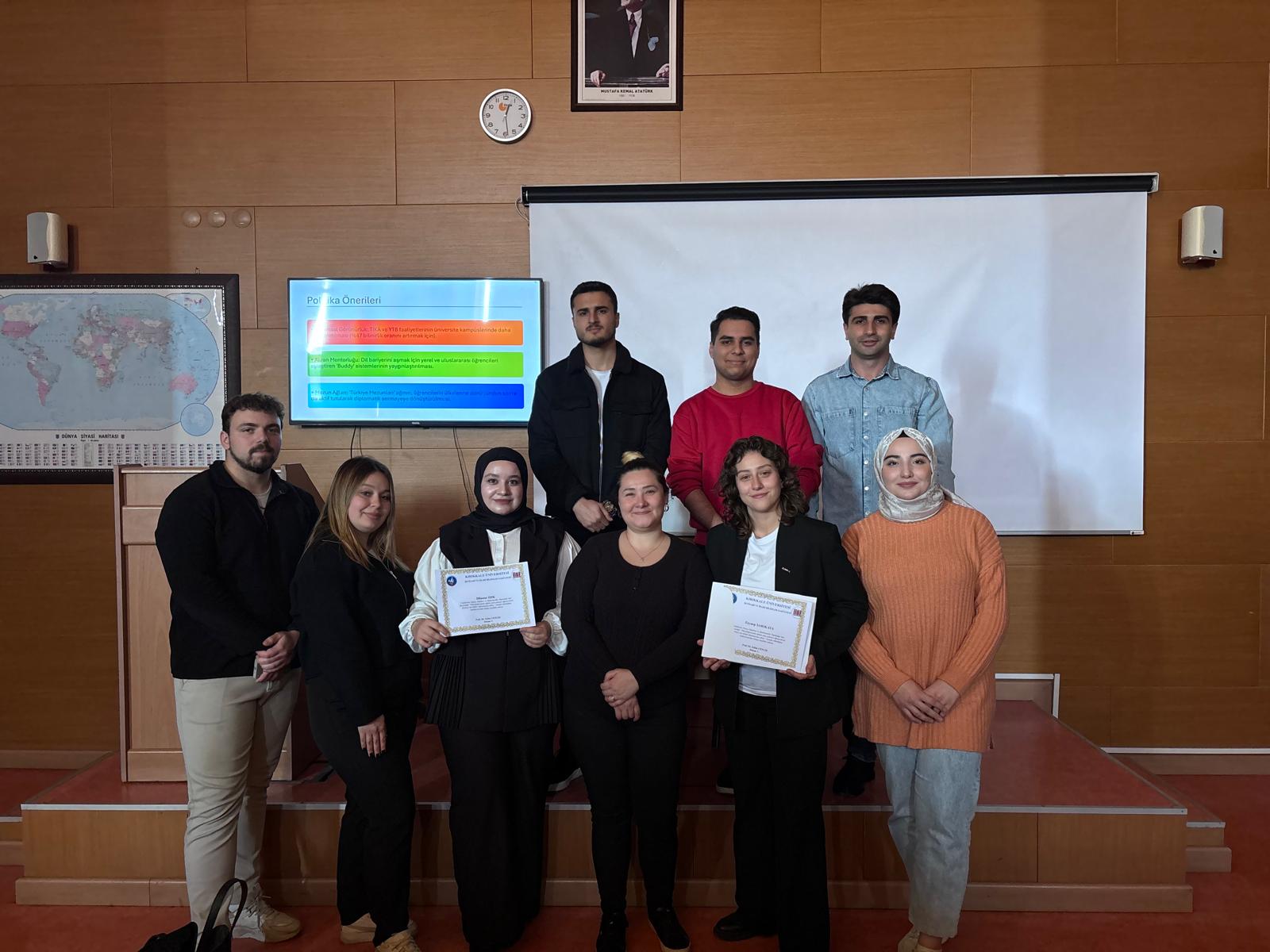 TÜBİTAK 2209-A Proje Sonuç Sunumu Gerçekleştirildi (İİBF)