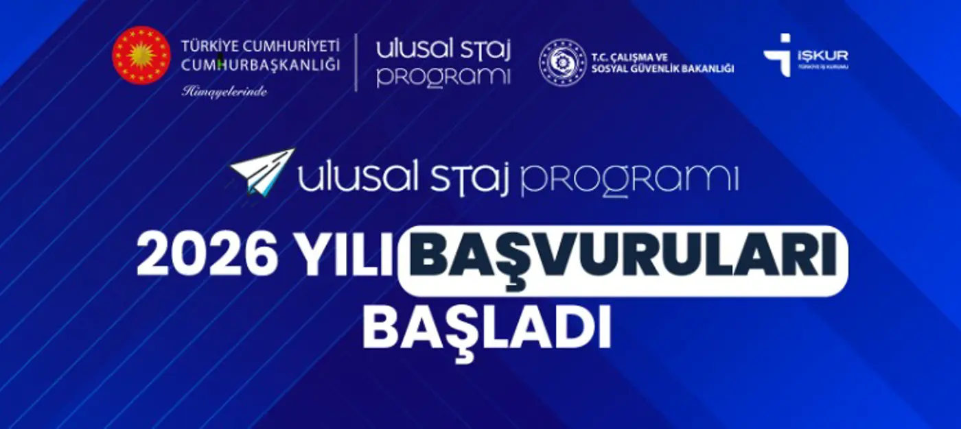 2026 Ulusal Staj Başvuruları Başladı!