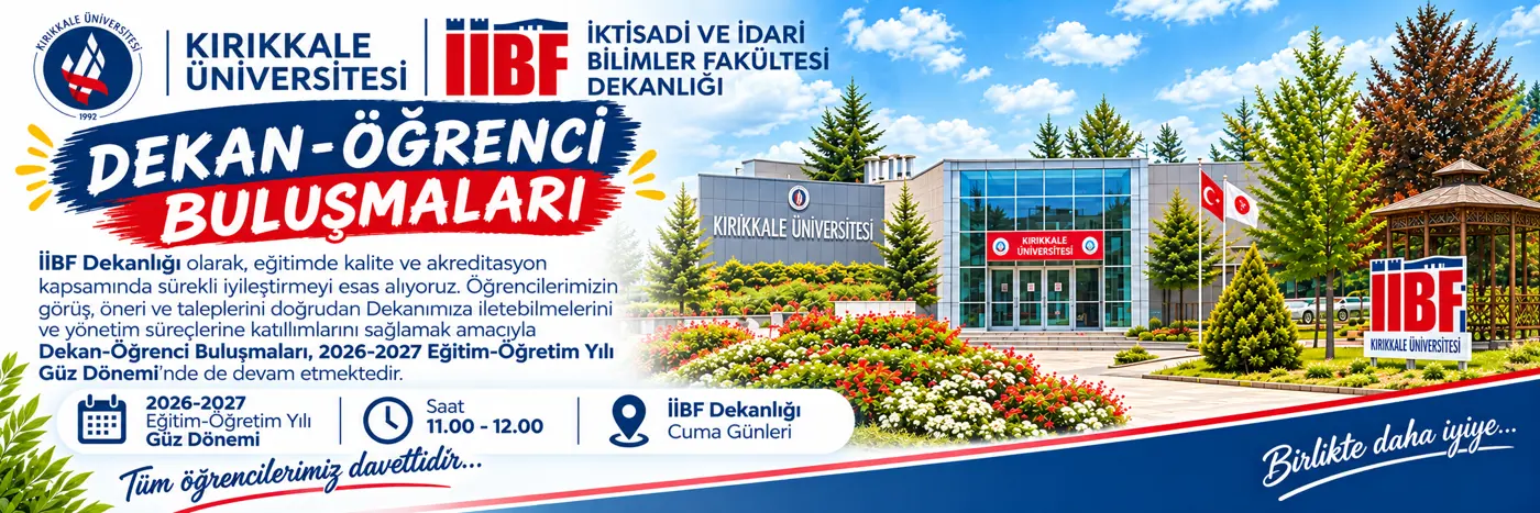 Dekan - Öğrenci Buluşmaları 2026 (İİBF)