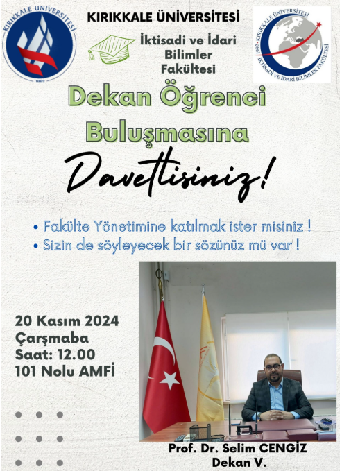 Dekan - Öğrenci Buluşması Gerçekleşti (İİBF)