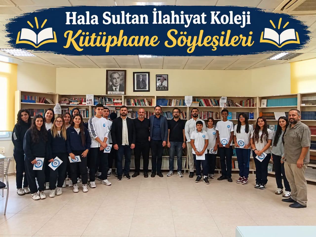 Dr. Öğr. Üyesi İbrahim TÜRK KKTC Hala Sultan İlahiyat Koleji'nde Kütüphane Söyleşisine Katıldı