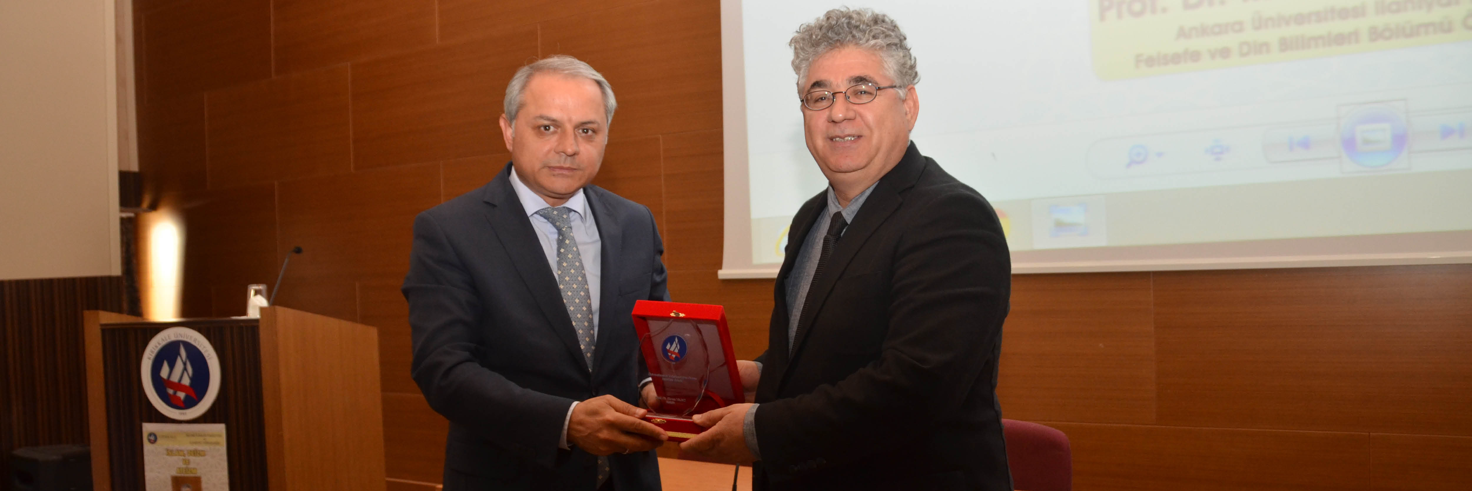 Prof. Dr. M. Sait Reçber Fakültemizde Konferans Verdi