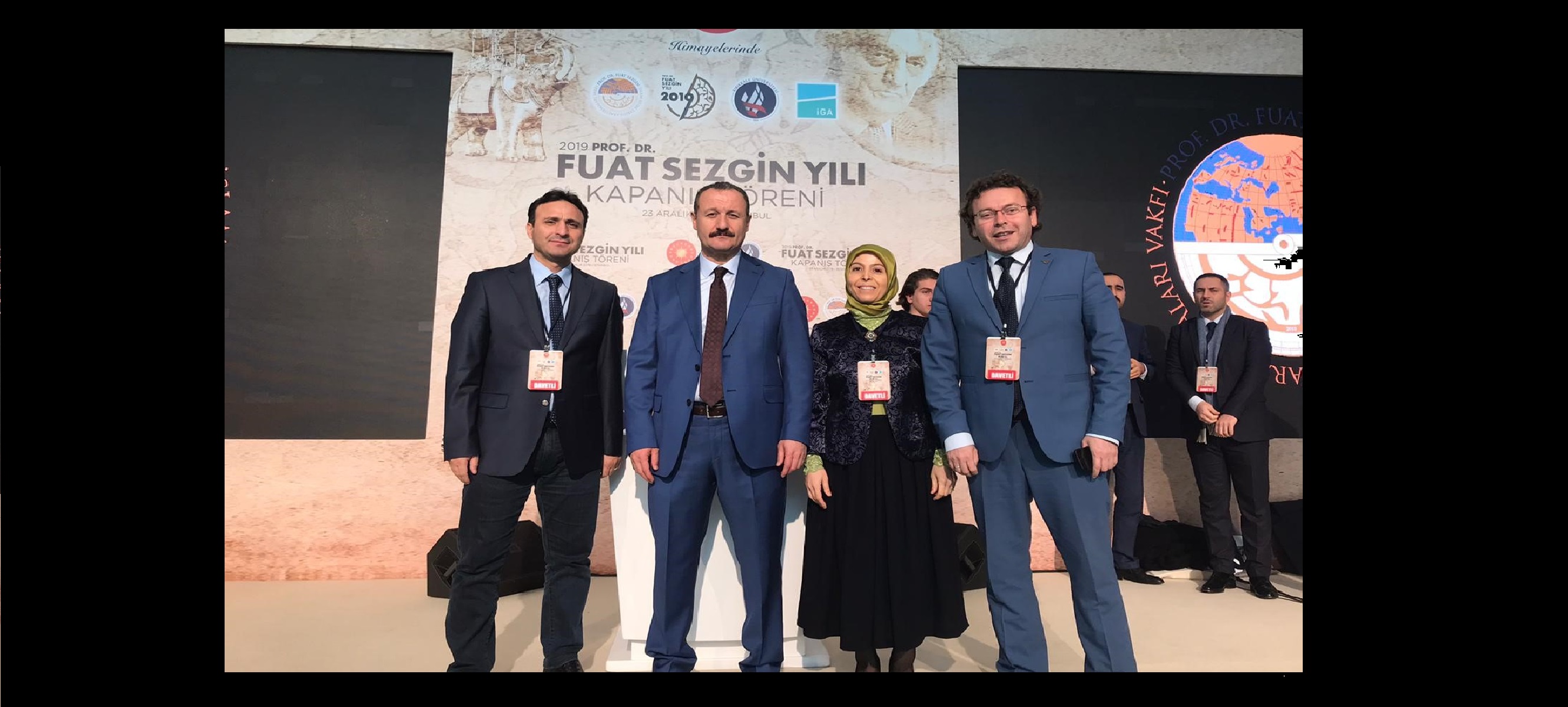 2019 Prof. Dr. Fuat Sezgin Yılı Kapanış Töreni 