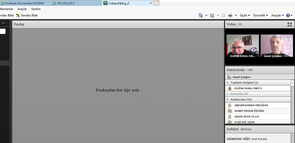 Ankara Üniversitesi İlahiyat Fakültesi Tefsir Anabilim Dalı Öğretim Üyesi Prof. Dr. İsmail Çalışkan Hocamız Fakültemizde 