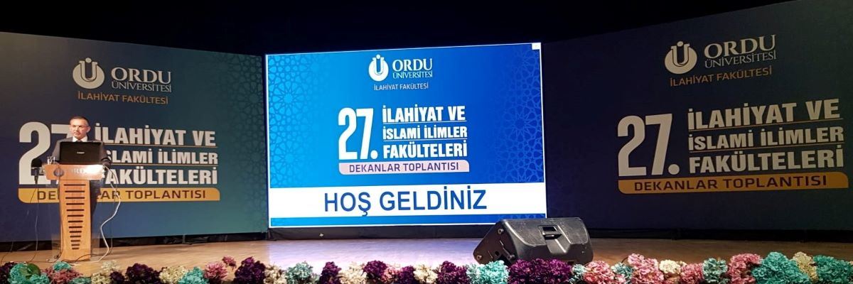 Dekanımız  Prof. Dr. Mevlüt ERTEN  27. İlahiyat ve İslami İlimler Fakülteleri Dekanlar Toplantısına katılmışlardır.