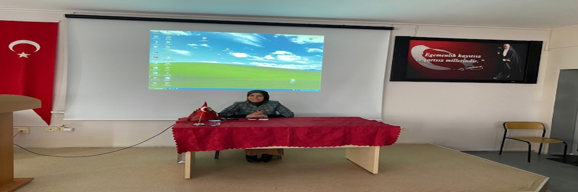 Dekan Yardımcımız Doç. Dr. Güldane Gündüzöz Fatma Şenses Sosyal Bilimler Yüksek Okulu’nda Konferans Verdi.