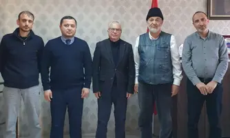 Ankara Üniversitesi İlahiyat Fakültesi Öğretim Üyeleri Prof. Dr. Mustafa Aşkar ve Prof. Dr. Vahit Göktaş, Dekanımız Prof. Dr. Mevlüt Erten’i Ziyaret Etti