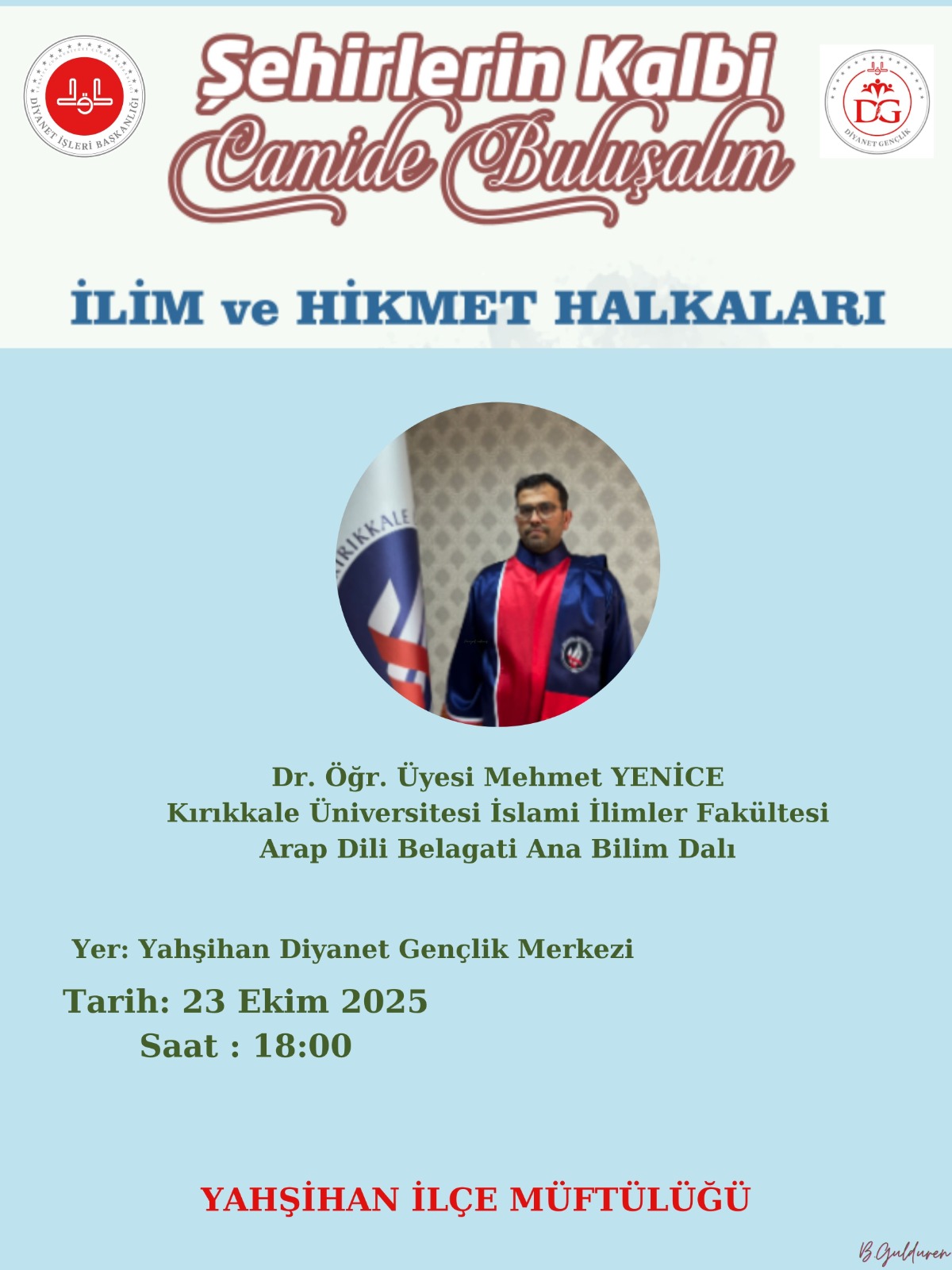 Dr. Mehmet Yenice Yahşihan İlçe Müftülüğünde “Arapçanın Yeri ve Önemi” Üzerine Bir Konferans Verdi