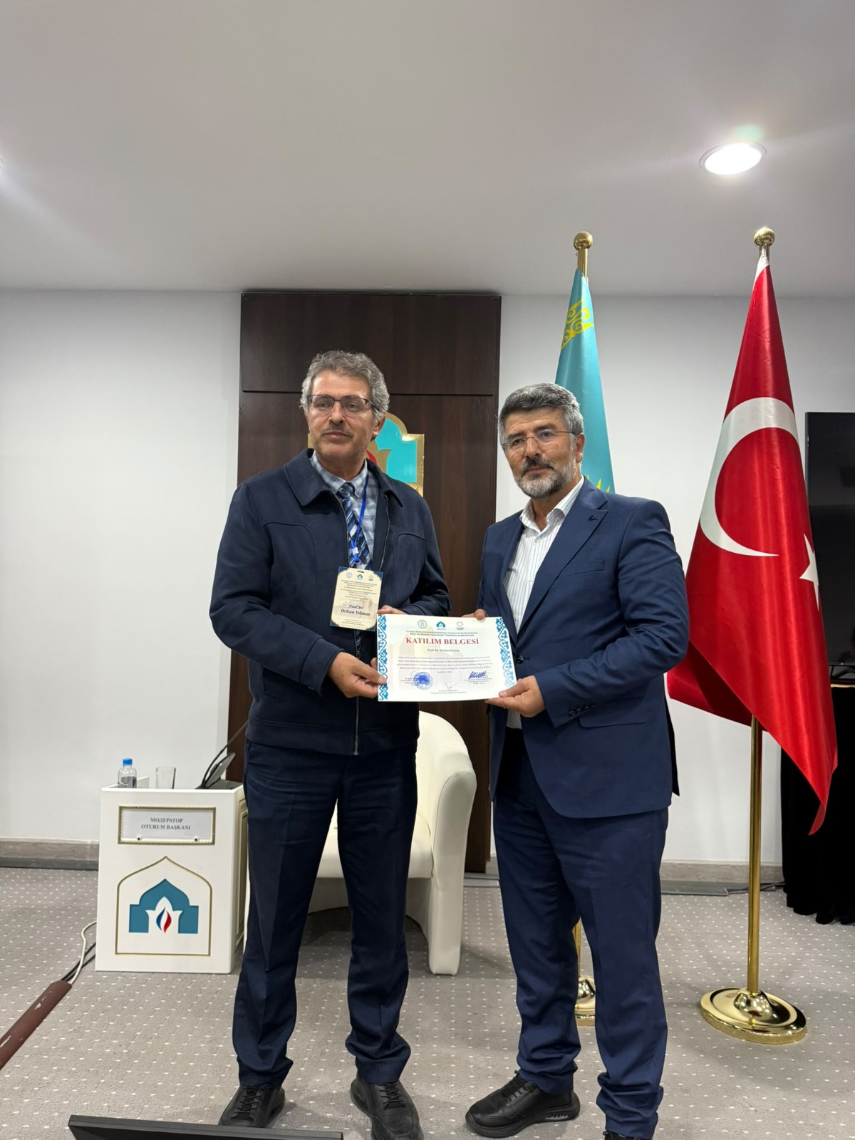 Prof. Dr. Orhan Yılmaz Hocamız Kazakistan’da Gerçekleştirilen Sempozyumda Bildiri Sundu.