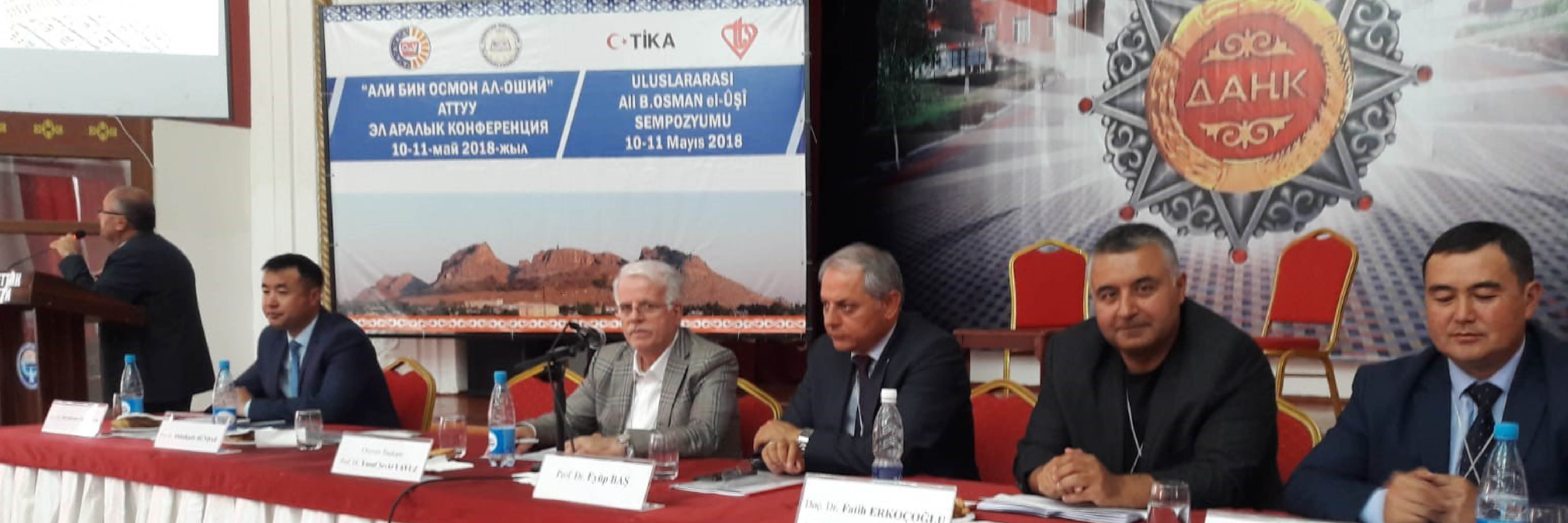 Dekanımız Prof. Dr. Eyüp BAŞ Kırgısiztan'da Uluslararası Sempozyuma Katıldı