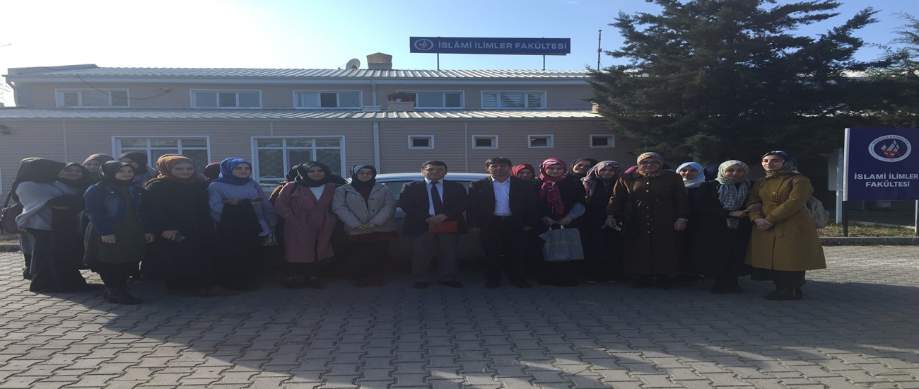 Şehit Alpaslan YAZICI Kız Anadolu İmam Hatip Lisesinden Fakültemize Ziyaret
