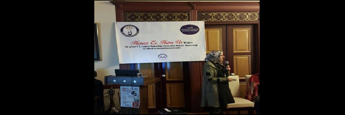 Yrd. Doç. Dr. Fatıma Zeynep BELEN, Muğla ve Köyceğiz'de “Huzura Er, Huzur Ver” projesi kapsamında bir dizi konferans verdi.