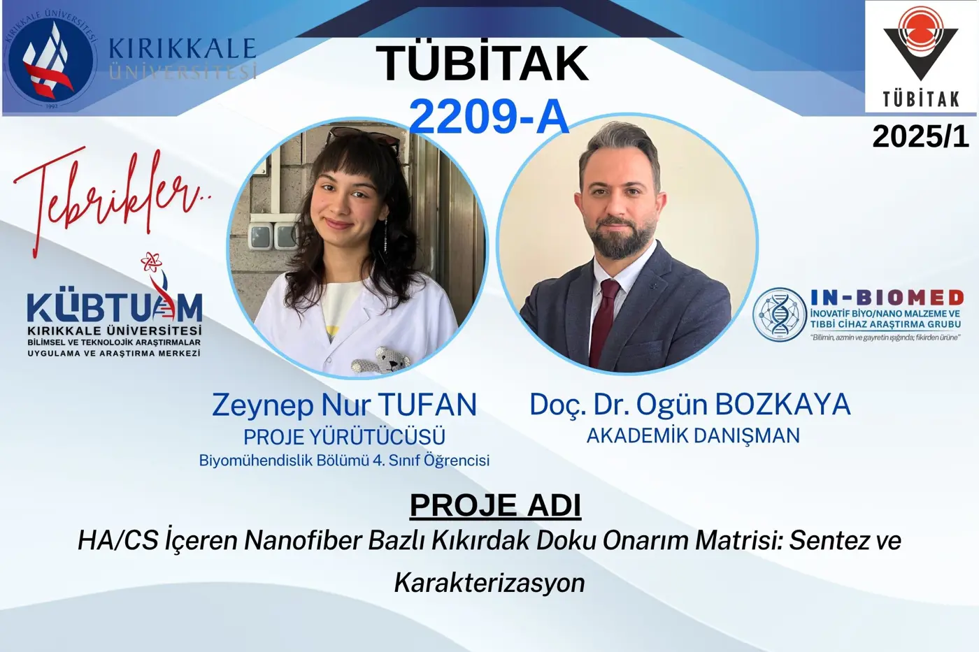 Öğrencimizi Tebrik Ederiz!