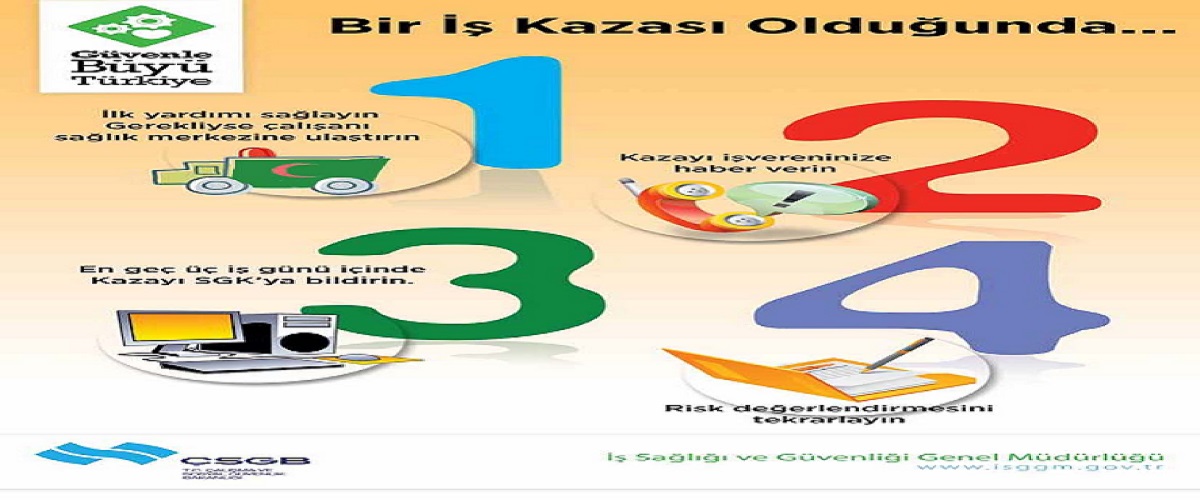 İş Kazasına Müdahale Adımları