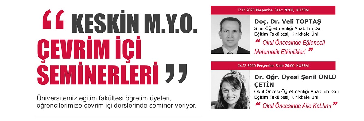 Keskin MYO Güz Dönemi Seminerleri