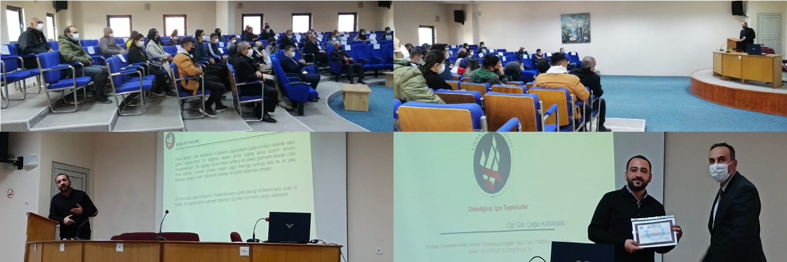 Keskin Kaymakamlığında "İnsan Hakları" temalı konferans verildi