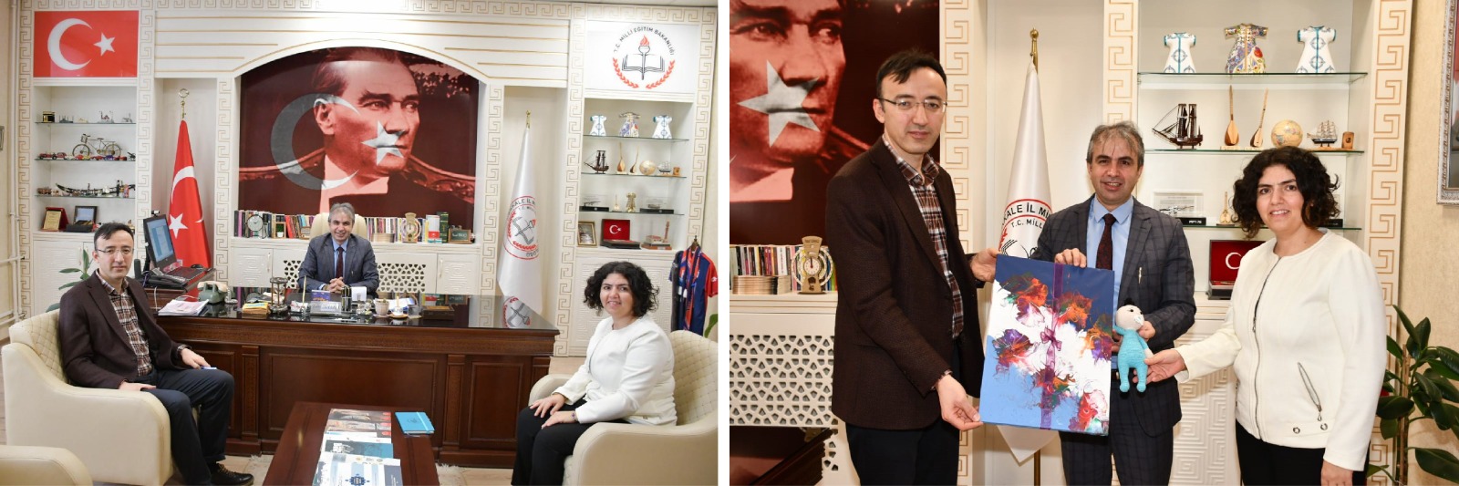 Yeni projeler için Kırıkkale İl Milli Eğitim Müdürlüğüne ziyaret gerçekleştirildi