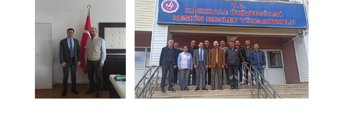 Rektör Yardımcısı olarak atanan müdürümüz Prof. Dr. Erol YILMAZ, görevi Doç. Dr. Alper GÜRER'e teslim etti