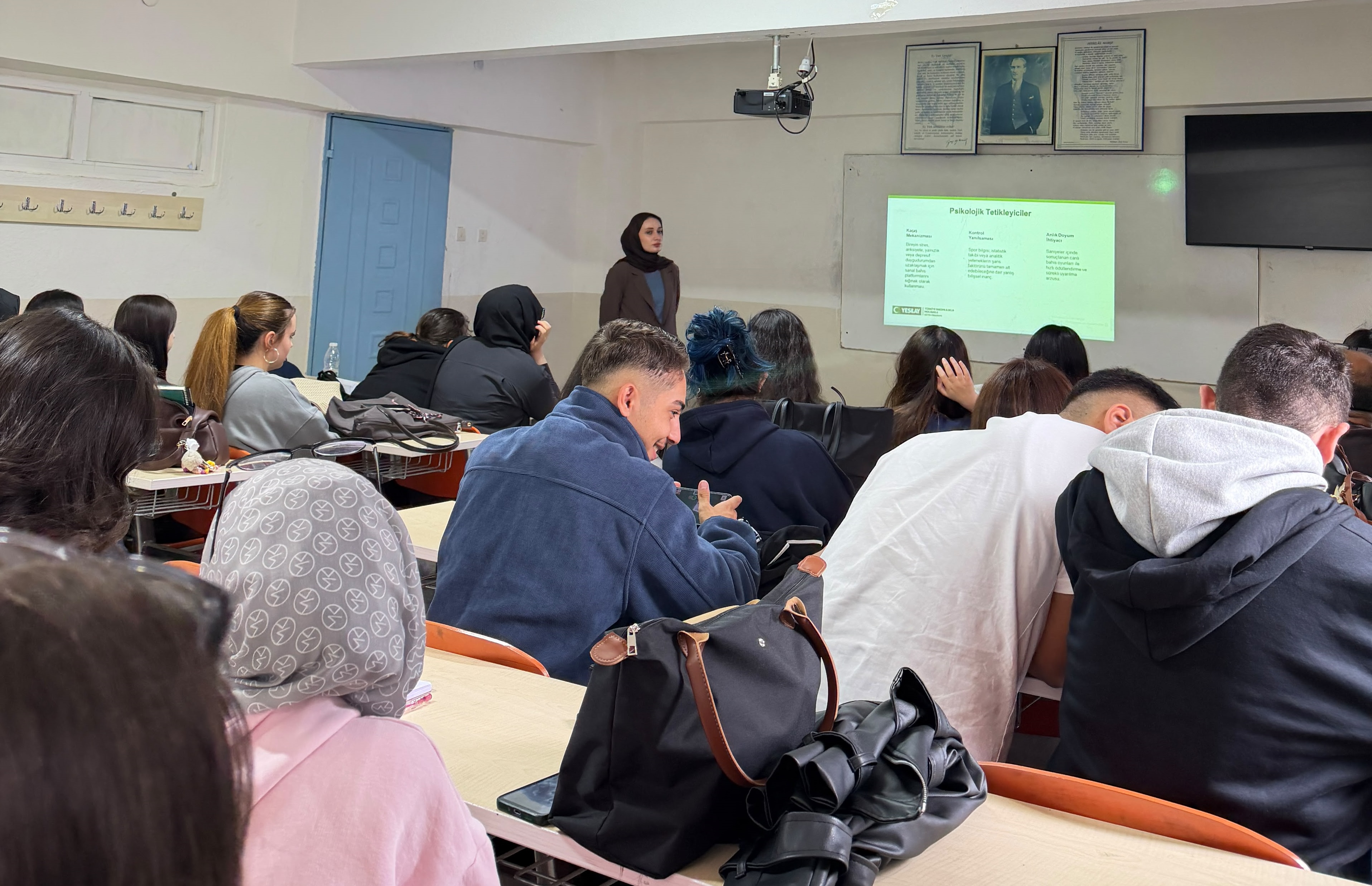 Keskin Meslek Yüksekokulunda Bağımlılıkla Mücadele Farkındalık Eğitimi Düzenlendi