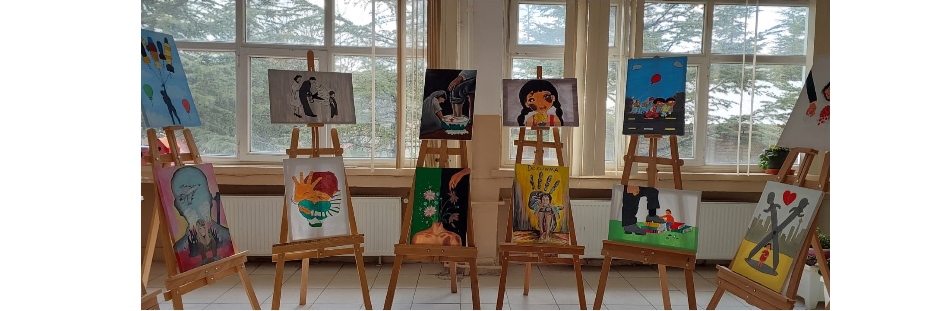 "Ben Çocuğum" Temalı Resim Sergisi Gerçekleştirildi