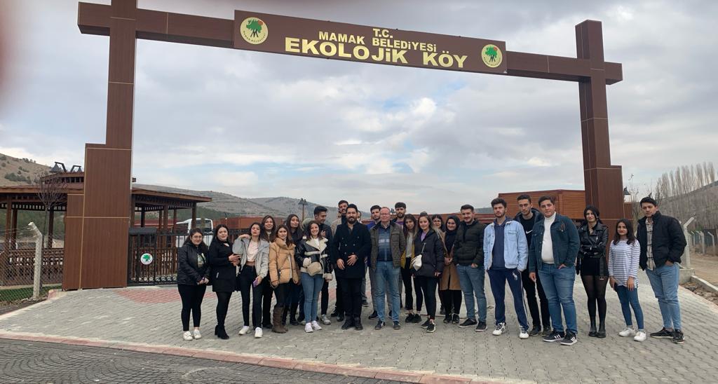 Kırıkkale Üniversitesi Keskin Meslek Yüksekokulu'ndan Ekolojik Köy Gezisi