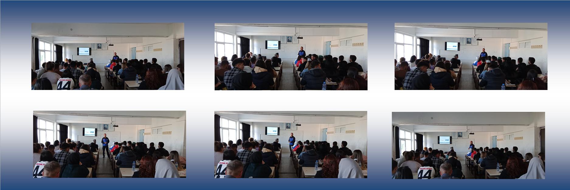 Afet Farkındalık Eğitimi Gerçekleştirildi