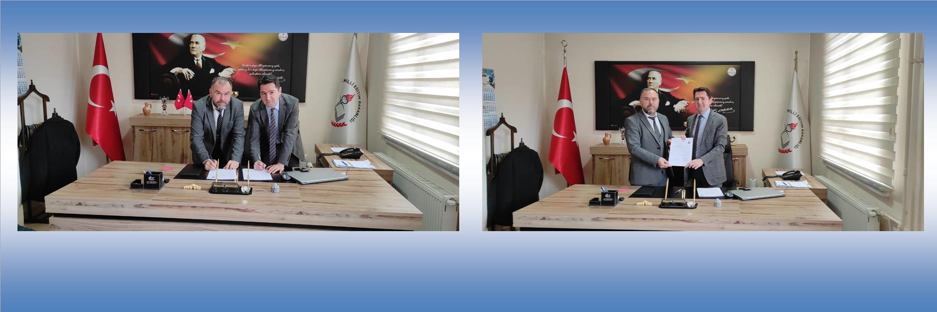 Keskin İlçe Milli Eğitim Müdürlüğü ile Eğitimde İş Birliği Uygulama Protokolü İmzalandı