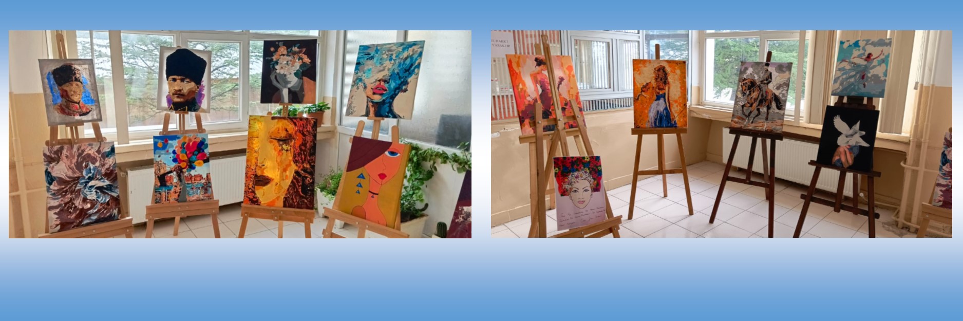 8 Mart Dünya Kadınlar Günü Resim ve Afiş Sergisi Açıldı