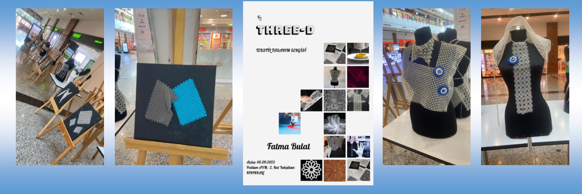 "Three-D Tekstil Tasarım Sergisi" Gerçekleştirildi