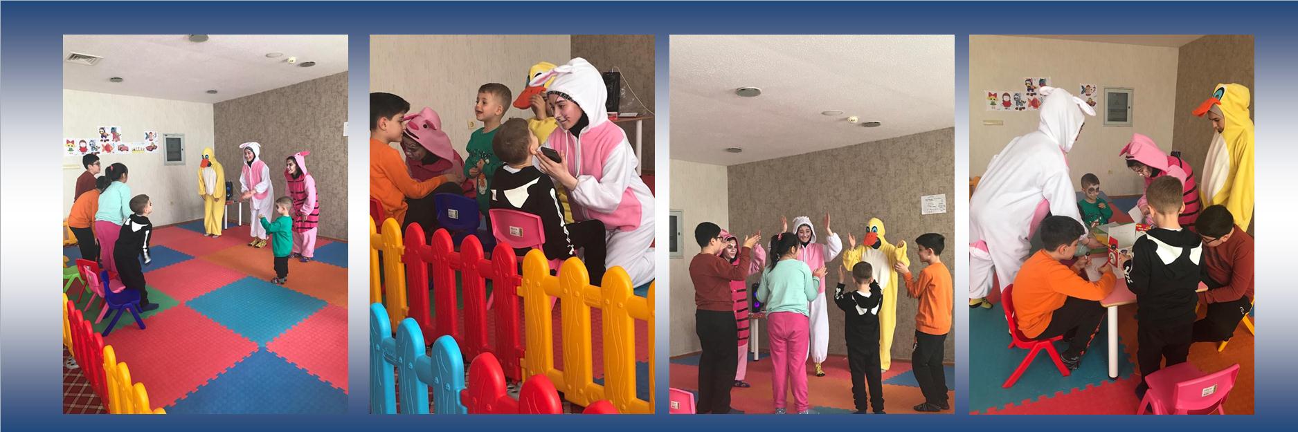 Gezici Animasyon Ekibi Depremden Etkilenmiş Ailelerin Çocuklarına Yönelik Aktiviteler Gerçekleştirdi