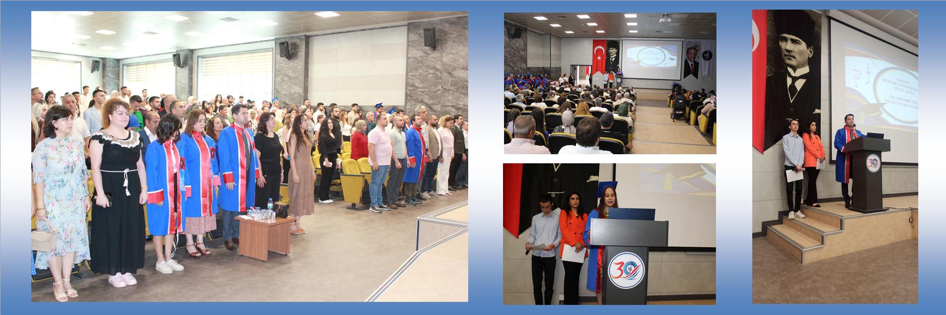 Keskin Meslek Yüksekokulu 2022-2023 Eğitim Öğretim Yılı Mezunlarını Verdi