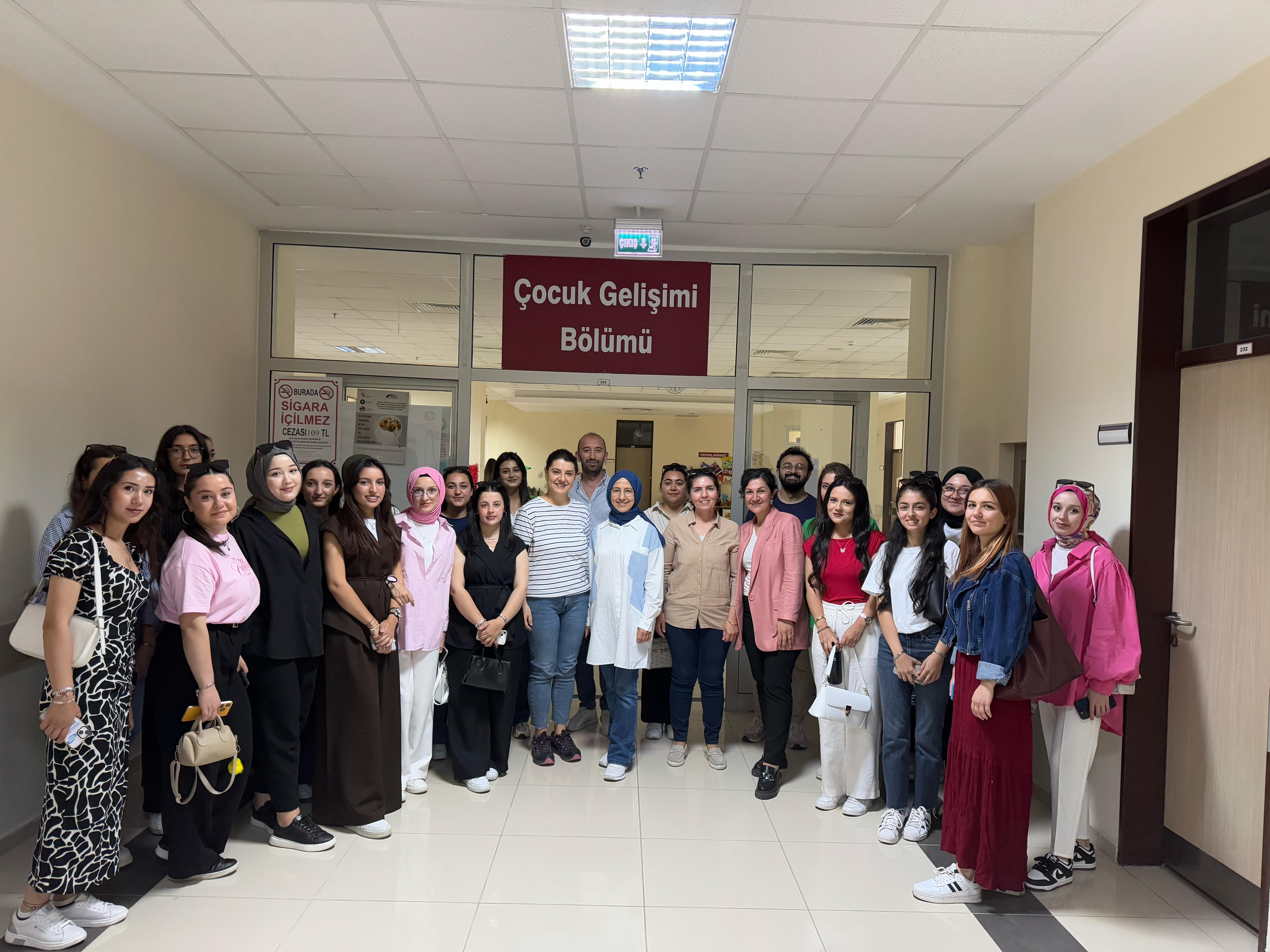 Keskin MYO Çocuk Gelişimi Programı Öğrencilerinden Sağlık Bilimleri Fakültesi’ne Ziyaret