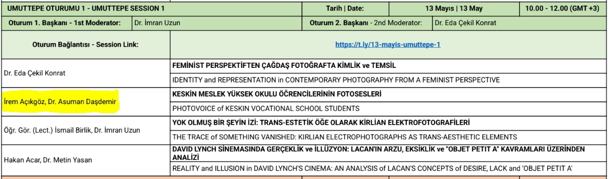 Keskin Meslek Yüksekokulu Halkla İlişkiler ve Tanıtım Programı Öğrencimiz "Keskin Meslek Yüksekokulu Öğrencilerinin Fotosesleri" İsimi Bildiri Yayınladı