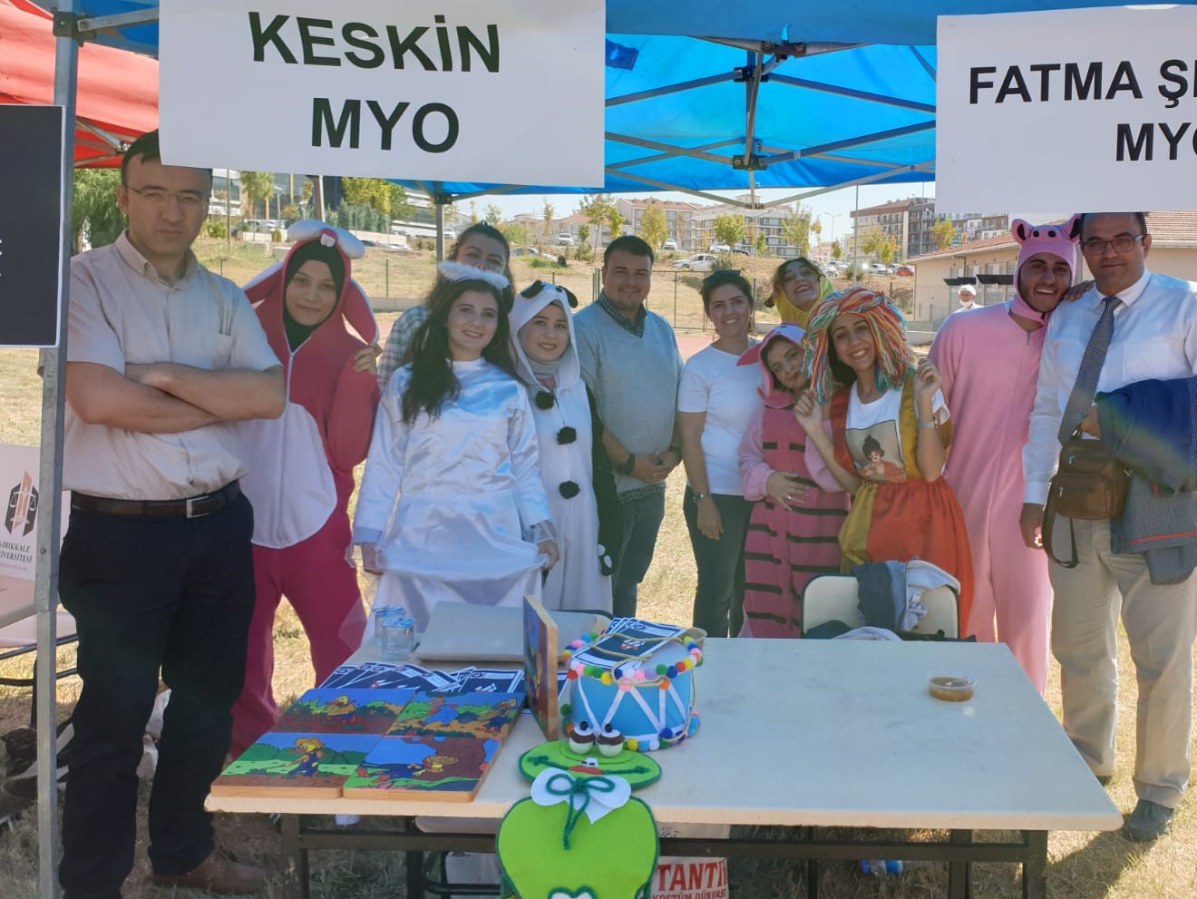 Kırıkkale Üniversitesinin "Üniversitenize ve Şehrinize Hoşgeldiniz" Etkinliği Kapsamında Üniversite Stadyumunda Keskin MYO Tanıtım Standı Açıldı