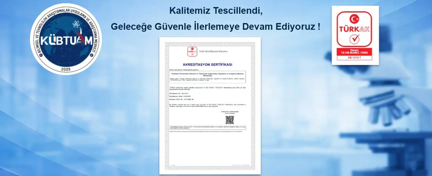 KÜBTUAM Akreditasyon Sertifikası Yenilendi