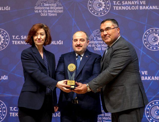 Bilim, Sanayi ve Teknoloji Bakanlığı’ndan Kırıkkale Üniversitesi Teknopark’a Üçüncülük Ödülü