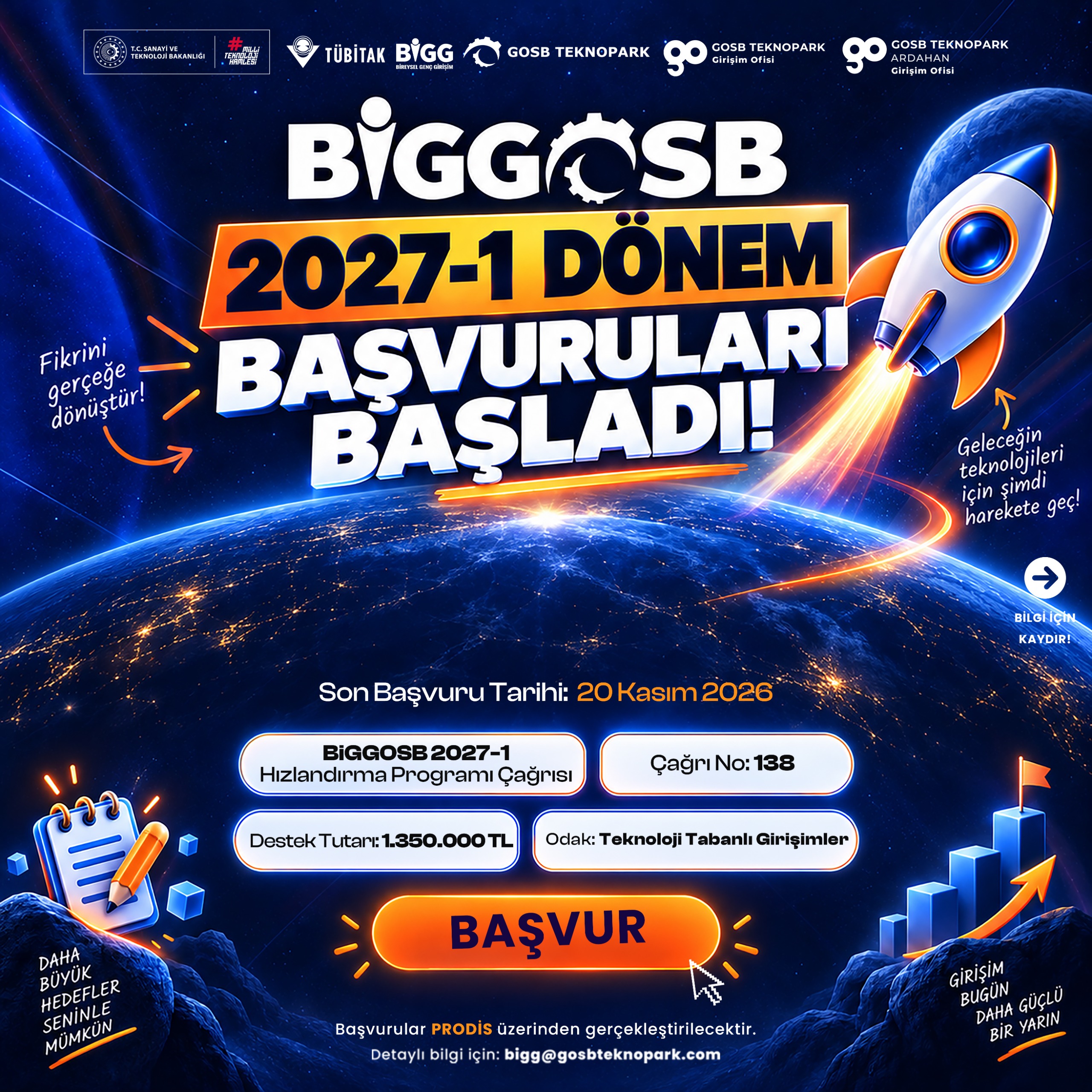 BİGGOSB 2027-1 Çağrıları Başladı!