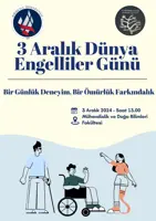 Kırıkkale Üniversitesi Mühendislik ve Doğa Bilimleri Fakültesinde 3 Aralık Dünya Engelliler Günü Farkındalık Programı Düzenlendi